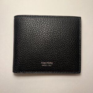 Tom Ford Black & Lime Interior Leather Bi-Fold Wallet